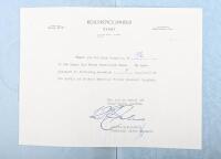ROLLS ROYCE: An original 1949 Rolls Royce 'Unveiling of A Window' booklet dedication to pilots involved in the Battle of Britain.&nbsp; - 3