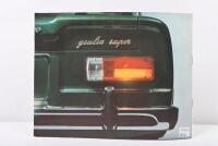 ALFA ROMEO: A original Alfa Romeo Giulia Super sales brochure, printed in Italy 5.66. - 3