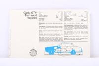ALFA ROMEO: A small format colour&nbsp;fold out Alfa Romeo Giulia GT Veloce sales brochure. Printed in Italy. - 4