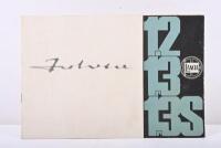 LANCIA: A original Lancia Fulvia 1.2/1.3/1.3S sales brochure, printed in Italy 3/1969.