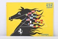 FERRARI: A original c1953 Ferrari '212 Inter' colour fold out sales brochure.&nbsp;