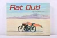 ROLLIE FREE: A NOS copy of 'Flat Out! - The Rollie Free Story' hardcover book, signed in black marker by author Jerry Hatfield (UPDATED DESCRIPTION)