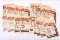 SPEEDWAY NEWS: A collection of 25 volumes of Speedway News - National Speedway Journal 1936 'Ninth Year Publication'&nbsp; - 2