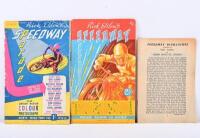 RICK ELDONS: Two editions of Rick Eldon's Speedway Highlights c1946-1948