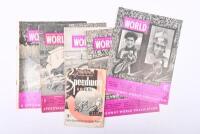 SPEEDWAY ANNUALS: Five annuals related to speedway including Lennons Speedway Annual 1946-47 edition, Monthy Speedway World March 1950 Vol 1 No.8, 10 & 12. and April 1952 Vol 3 No.11.&nbsp;