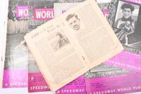 SPEEDWAY ANNUALS: Five annuals related to speedway including Lennons Speedway Annual 1946-47 edition, Monthy Speedway World March 1950 Vol 1 No.8, 10 & 12. and April 1952 Vol 3 No.11.&nbsp; - 2