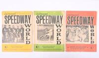 AUSTRALIAN SPEEDWAY: Three 1950s Australian Speedway World magazines including 1950 Vol 2, No.4, 1950 Vol 2, No.2 and 1951 Vol 2 No.9.&nbsp;