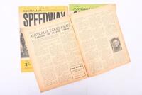 AUSTRALIAN SPEEDWAY: Three 1950s Australian Speedway World magazines including 1950 Vol 2, No.4, 1950 Vol 2, No.2 and 1951 Vol 2 No.9.&nbsp; - 2
