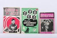 SPEEDWAY STARS: Three early books on Speedway Stars including 'Intimate stories of Speedway Stars', 'Coming Speedway Stars' - 1950, & 'Cinder Aces - Jack Parker English Ace Rider'