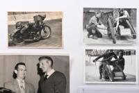 OXLEY PARK CARLETON BROTHERS: A collection of material related to the Carleton Brothers - Aussie sidecar, pioneers in UK. Includes Oxley Park programme, framed photograph of the Carleton Brothers at Rye House speedway UK 1952 and others.&nbsp; - 3