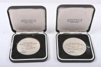 IPSWICH SIDECARS: Two unused Australian Track Championship medals - Ipswich Queensland 20.8.72. 'Ultimate Sidecar'. Not inscribed with riders or passenger names.&nbsp;