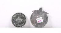 SSSR: Two interesting Russian medallion style badges including 'CCCP/SSSR' & Mockba Moscow 1965 CCCP SSSR badge.&nbsp; - 2