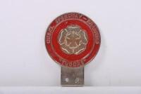 ODSAL SPEEDWAY: A Odsal Speedway Bradford (Yorkshire England) 'Tudors' grille badge 7.5cm diameter