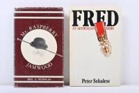 WAR BOOKS: Two books related to the war including 'Fred - An Australian Hero' by Peter Sekuless and Mr. Rasberry Jamwood by Reg A Nicholas.