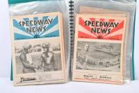 SPEEDWAY NEWS: A collection of 1930s Speedway News volumes housed within a A4 display binder folder, mostly being 1930-1932 editions. - 10