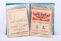 SPEEDWAY NEWS: A collection of 1930s Speedway News volumes housed within a A4 display binder folder, mostly being 1930-1932 editions. - 11