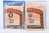 SPEEDWAY NEWS: A collection of 1935 Speedway news volumes housed within a A4 display binder folder. - 3