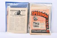 SPEEDWAY NEWS: A collection of 1935 Speedway news volumes housed within a A4 display binder folder. - 4