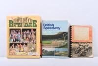 BRITISH SPEEDWAY: Three books related to British Speedway including 'The Complete History of the British League' signed,&nbsp;'Homes of British Speedway' by Robert Bamford & John Jarvis 287 pages and 'British Speedway Leagues 1946-1964' by Peter Morrish 204 pa