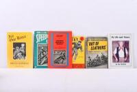 SPEEDWAY LITERATURE: A group of six small format speedway books and or programmes including 'Forty Years of Speedway Racing - A Cyril May Publication, '1962 Speedway Star Digest', 'Out of Leathers' By&nbsp;Jimmy Hamilton, 'Ice One Bruce - Bruce Semmens - by Je