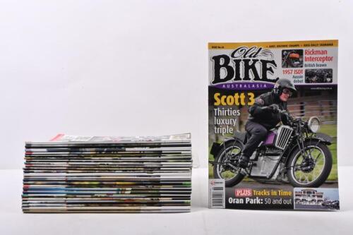 OLD BIKE AUSTRALIA: A large selection of over twenty 'Old Bike Australasia' magazines.