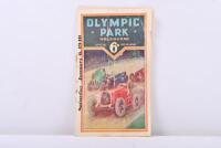 OLYMPIC PARK: A Olympic Park Melbourne Speedway January 1940 official programme