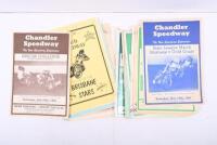 CHANDLER SPEEDWAY: A large collection of Chandler Speedway Idiana&nbsp;race programmes