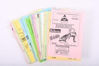 QLD VS NSW: A Large collection of c1990s Speedway 'State of Origin' QLD VS NSW&nbsp;race programmes.&nbsp;