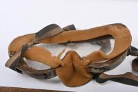 GOGGLES: Two original pairs of speedway goggles with 'Eyeshields, Anti-Gas MK 2 & MK3 lenses in envelope. - 5