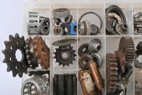 J.A.P: A plastic container of misc parts mostly being J.A.P - 3