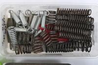 PARTS: A collection of misc motorcycle parts contained witthin four&nbsp;containers as photographed. - 5