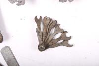 TOOLS: Four tools, including feeler gauges and a cute miniature spanner set - 3