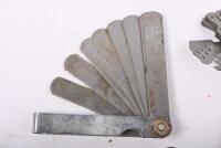 TOOLS: Four tools, including feeler gauges and a cute miniature spanner set - 5