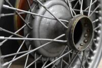 JAGUAR: A set of four Jaguar XK 140/150 16 inch wire wheels. Used. - 4