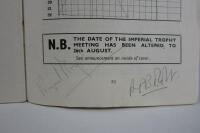 CRYSTAL PALACE: A 1st July 1939 'Crystal Palace Road Circuit' programme signed by Raymond Mays and Tony Rolt. - 2