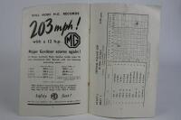 CRYSTAL PALACE: A 1st July 1939 'Crystal Palace Road Circuit' programme signed by Raymond Mays and Tony Rolt. - 4