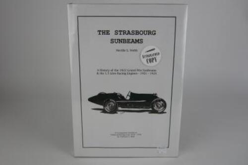 SUNBEAM: 'The Strasbourg Sunbeams' hardcover book, signed and authored by Neville S.Webb.