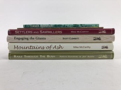 TIMBER: Six publications replating to Timber and Sawmills, 4 hardcover