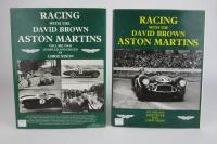 ASTON MARTIN: Two volume set of 'Racing With The David Brown Aston Martins' by John Wyer/Chris Nixon.