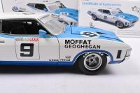 MOFFAT: A 1:18 scale Ford XA Falcon GT Hardtop, as raced to victory at Bathurst 1973 by Allan Moffat and Ian Geoghegan. Classic Carlectables Bathurst Collection (Item No. 18225). With COA numbered 1735/4800.&nbsp; - 9