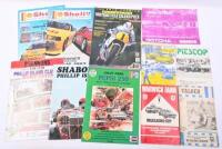 PROGRAMMES: A collection of ten Motoring Programmes from 1970s-2000s, includes Calder Park 1971, Warrick Farm 1972, Calder 1978, Amaroo Park 1978, Oran Park 1985 and others.&nbsp;