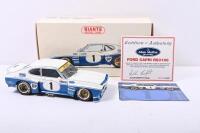 MOFFAT: A 1:18 scale Ford Capri RS3100 as raced in 1975 Australian Sports Sedan Championship by Alan Moffat Racing. Biante Models (Item No.183 758001)