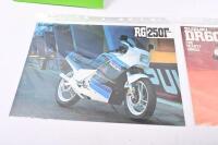 MOTORCYCLE BROCHURES: A collection of Motorcycle brochures including Kawasaki & Suzuki. Includes Kawasaki Z400 & Z900. Kawasaki Racing Team 2003 Moto Gp guide book. Suzuki RG250T & DR6000S brochures.&nbsp; - 3