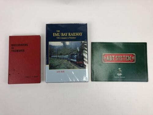 TASMANIA: Three publications relating to Railways in Tasmania