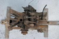 ENGINE: A small single cylinder motorcycle engine on stand with affixed Amil carbie, flywheel and magneto [Location: Birregurra] - 6
