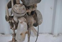 CAIRNS: An early 1950s Cairns&nbsp;of Todmorden (Lancashire) GYS Motamite 49cc two-stroke front-wheel-drive cycle attachment, numbered '6767' [Location: Birregurra] - 2