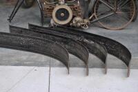 MUDGUARDS: Four pressed metal front mudguards for early commercial vehicles [Location: Birregurra] - 4