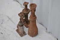 JACKS: Three various sized early jacks [Location: Birregurra] - 2