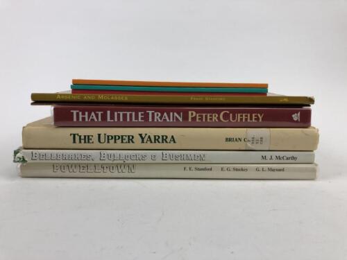 DANDENONG RANGERS: Nine publications relating to the Dandenong ranges region, covering Powelltown, Gembrook, Upper Yarra