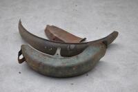 PARTS: Three various motorcycle tin ware items [Location: Birregurra] - 2